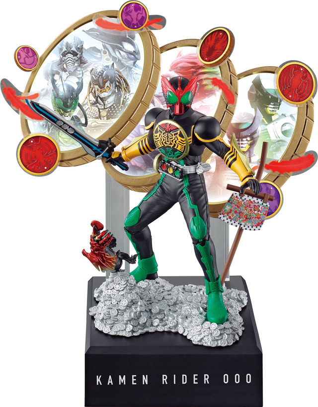 仮面ライダー」“オーズ＆W”放送10周年記念！珠玉のジオラマフィギュア