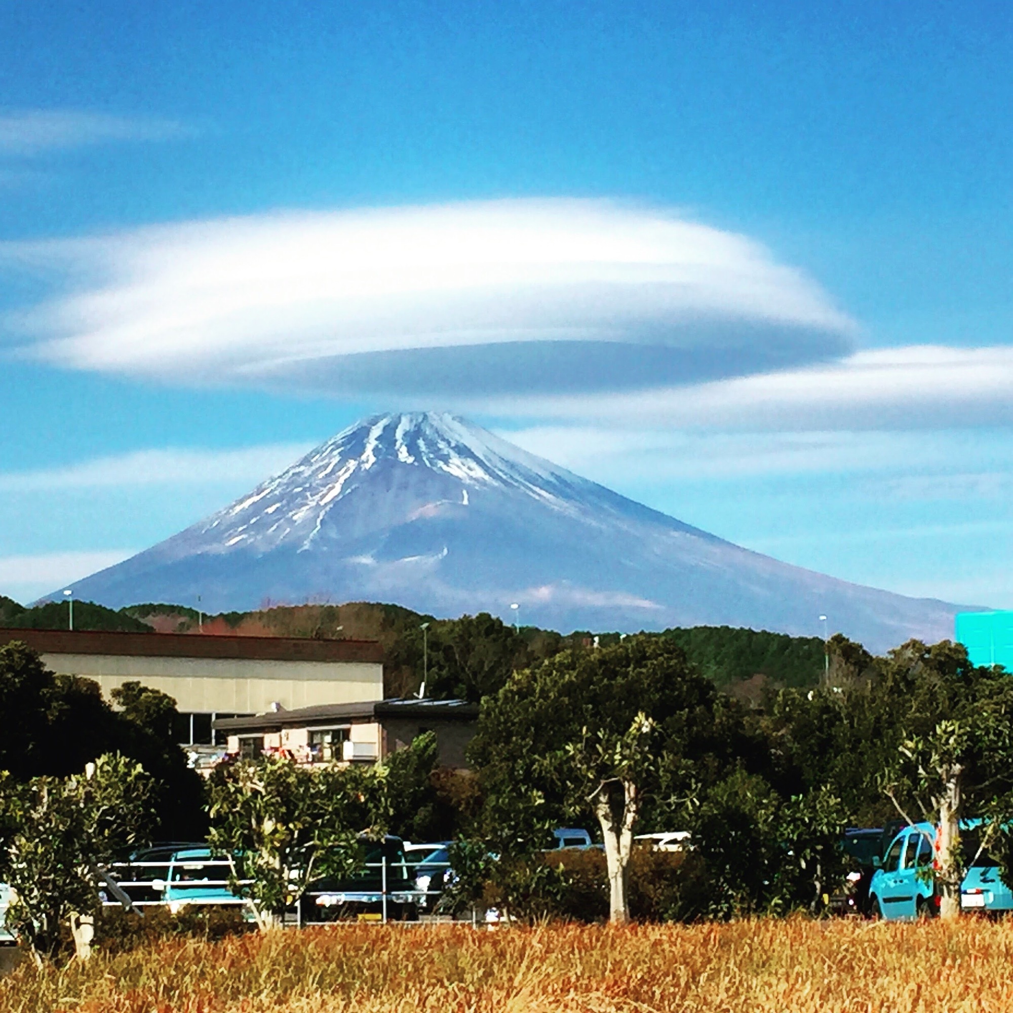富士山 レンズ雲 風景写真 富士山 レンズ雲 風景写真 4K Ultra HD