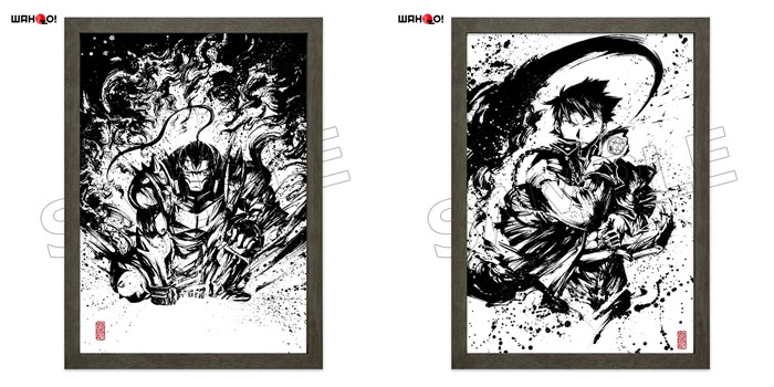 鋼の錬金術師 墨絵コレクション ロイ・マスタング* 鋼の錬金術師「墨絵