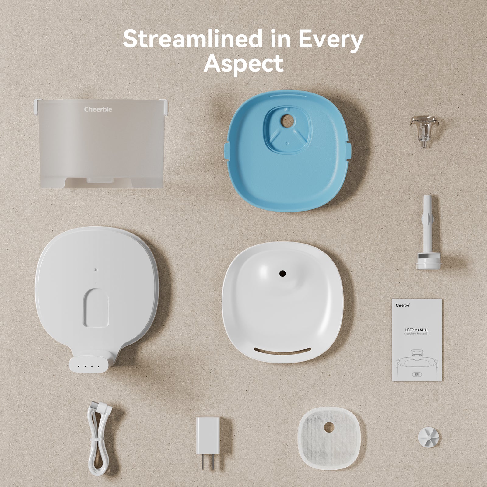 Pet Fountain Elfin E1 | Clean Water, Happy Pets!