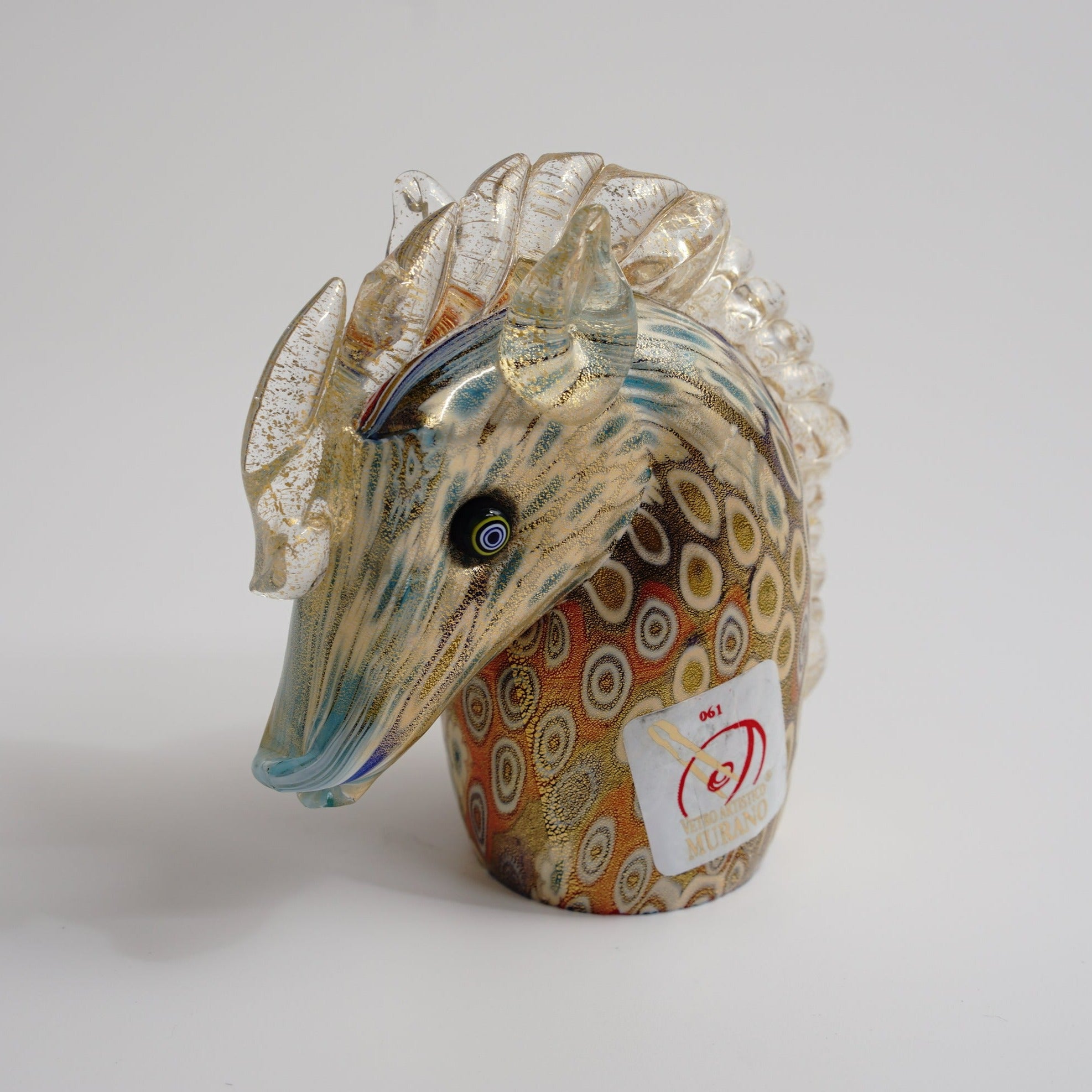 VINTAGE MURANO ムラーノ ガラス 置物 タートル 亀 VINTAGE MURANO