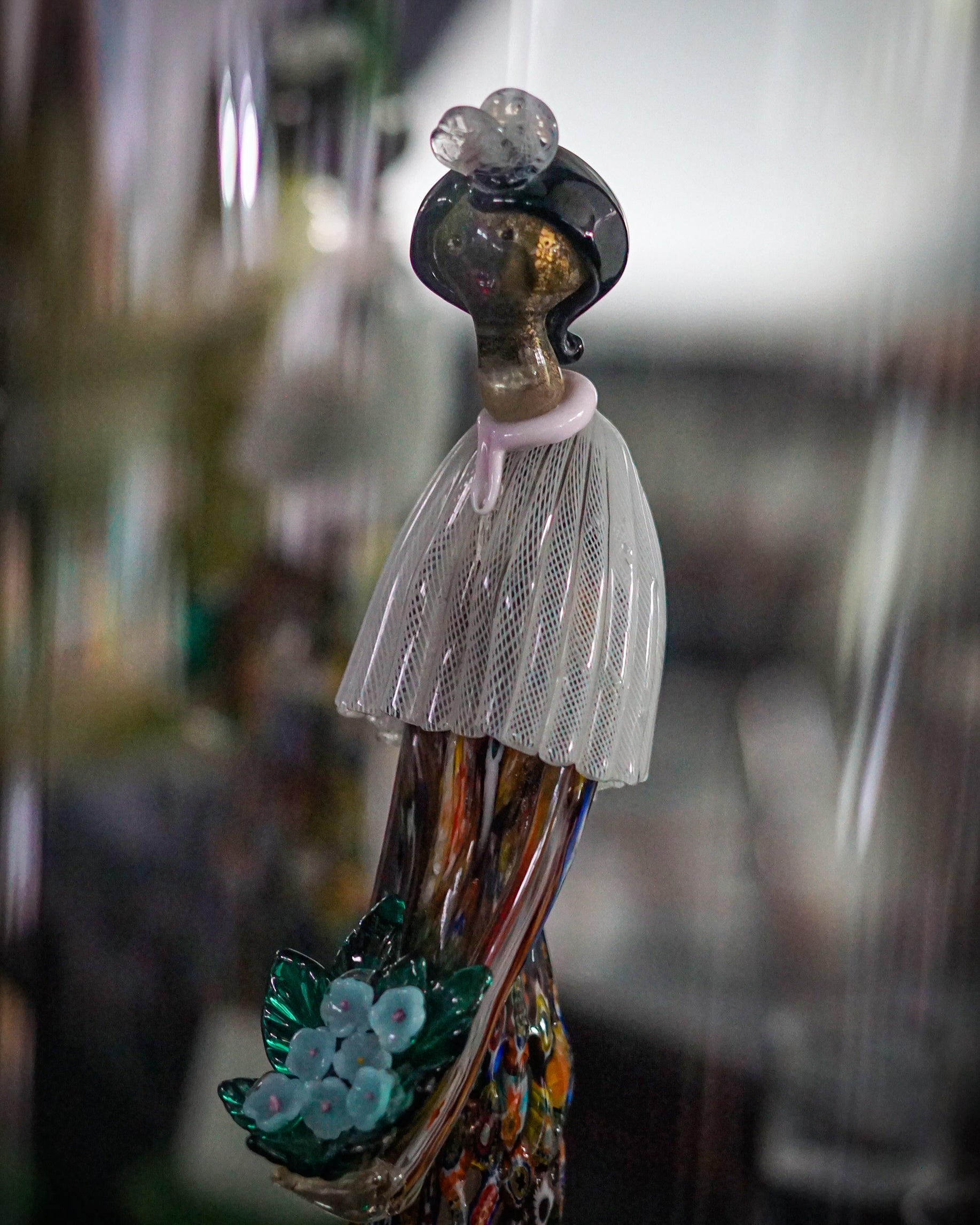 ♯ベネチアングラスグラス人形#ムラーノ ＃貴婦人貴公子セット