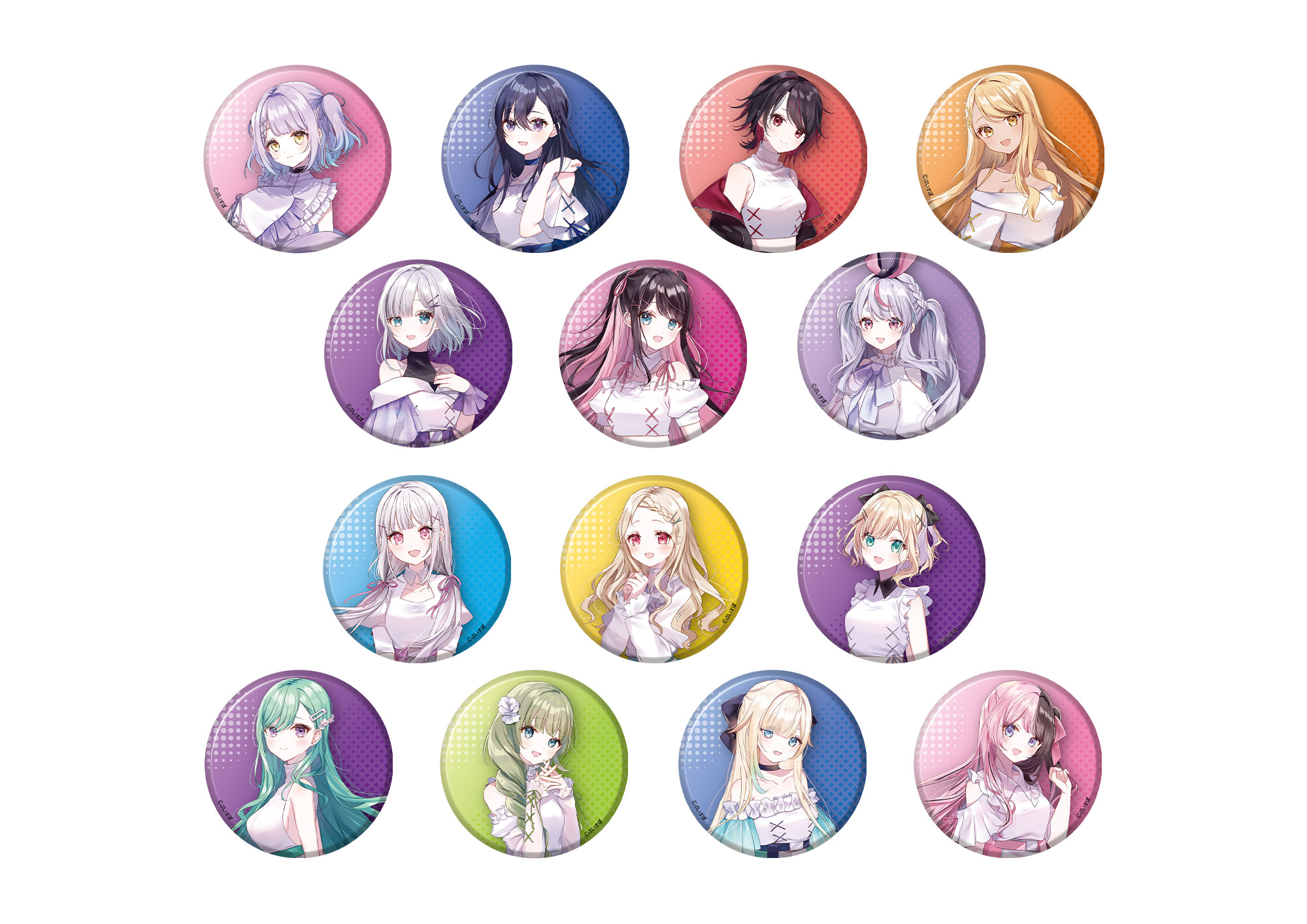 ぶいすぽっ！ POP UP STORE 藍沢エマ アクリルスタンド 缶バッジ