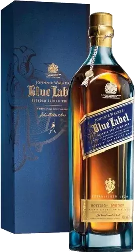 Johnnie Walker Blue Label Scotch Whisky W/2 Glasses - Kreston Wine