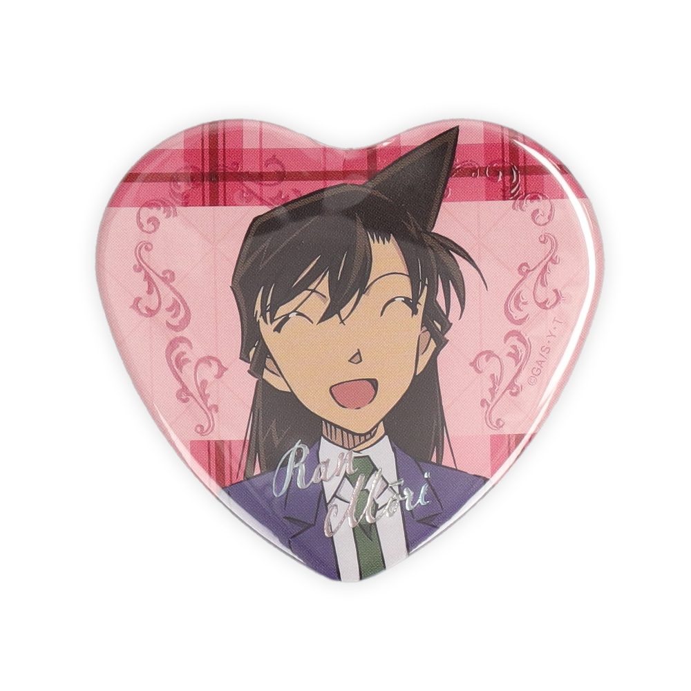 名探偵コナン 宮野志保 ハート型缶バッジ 11個 名探偵コナン 宮野志保