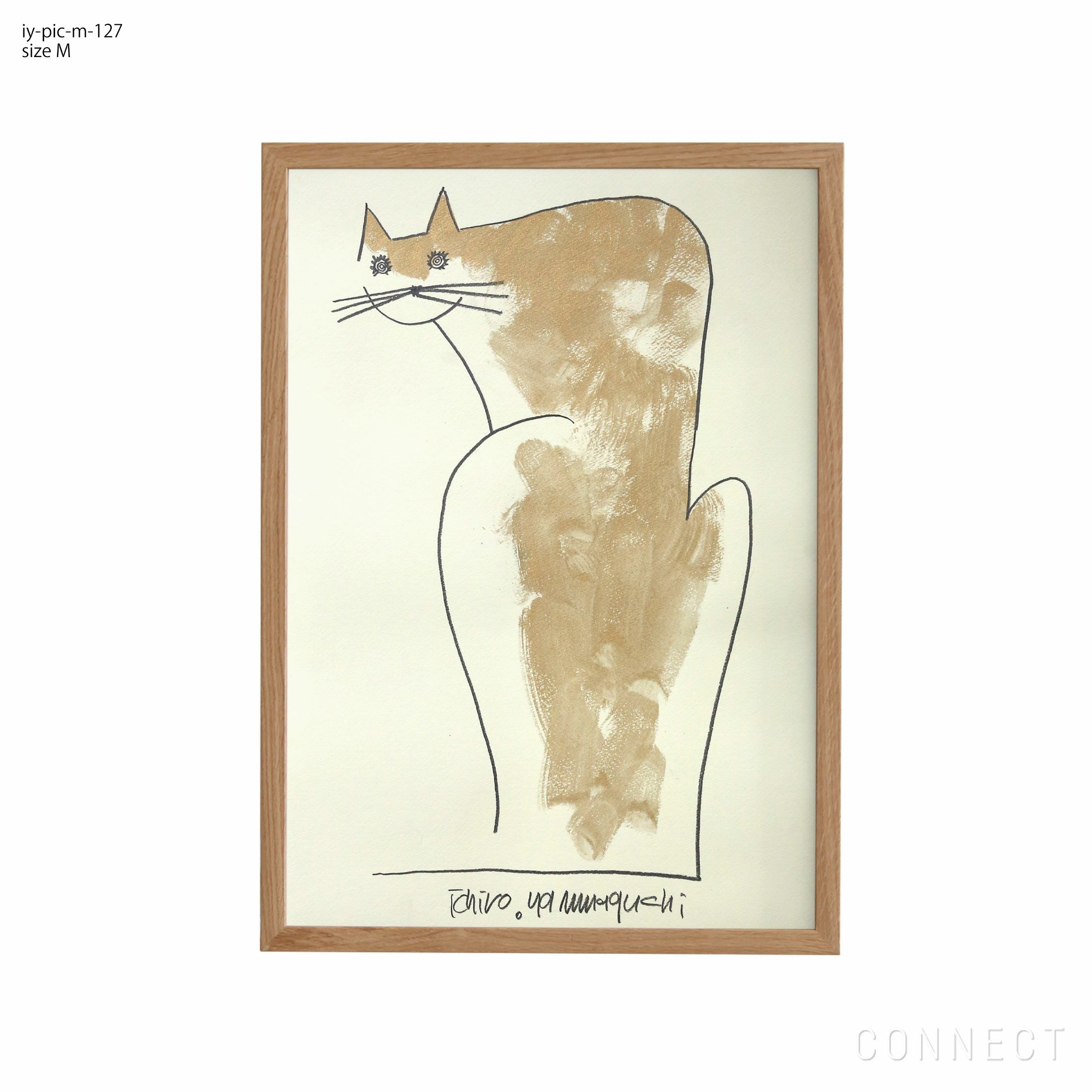 山口一郎 ネコ Mサイズ アートポスター 限定】山口一郎 / Giclee