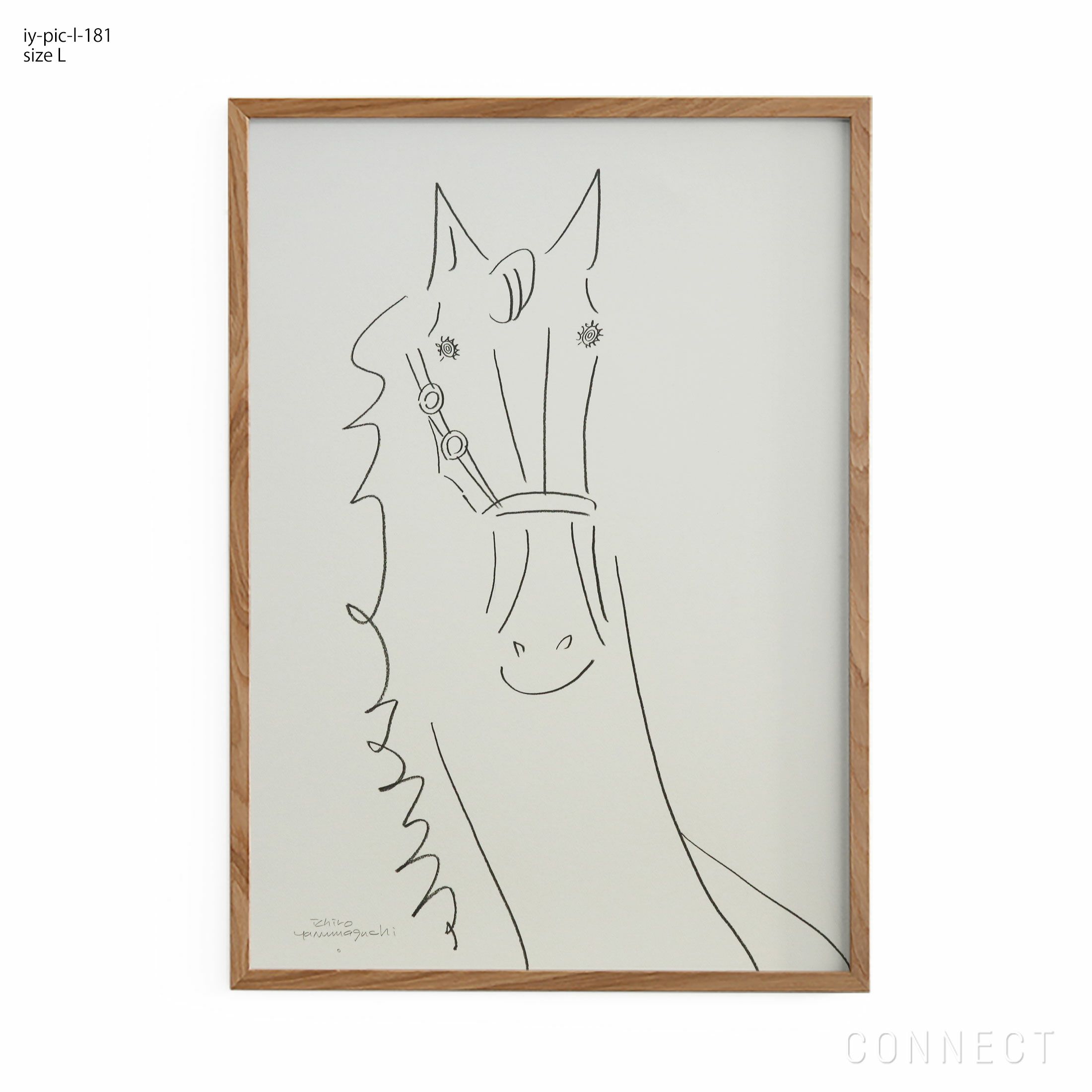 山口一郎さんの直筆サイン入り絵 Mサイズ 山口一郎さんの直筆サイン