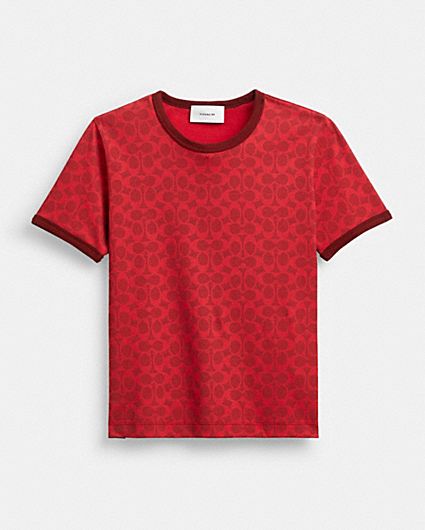 公式】COACH – コーチ | リップスティック グラフィック ラグラン T