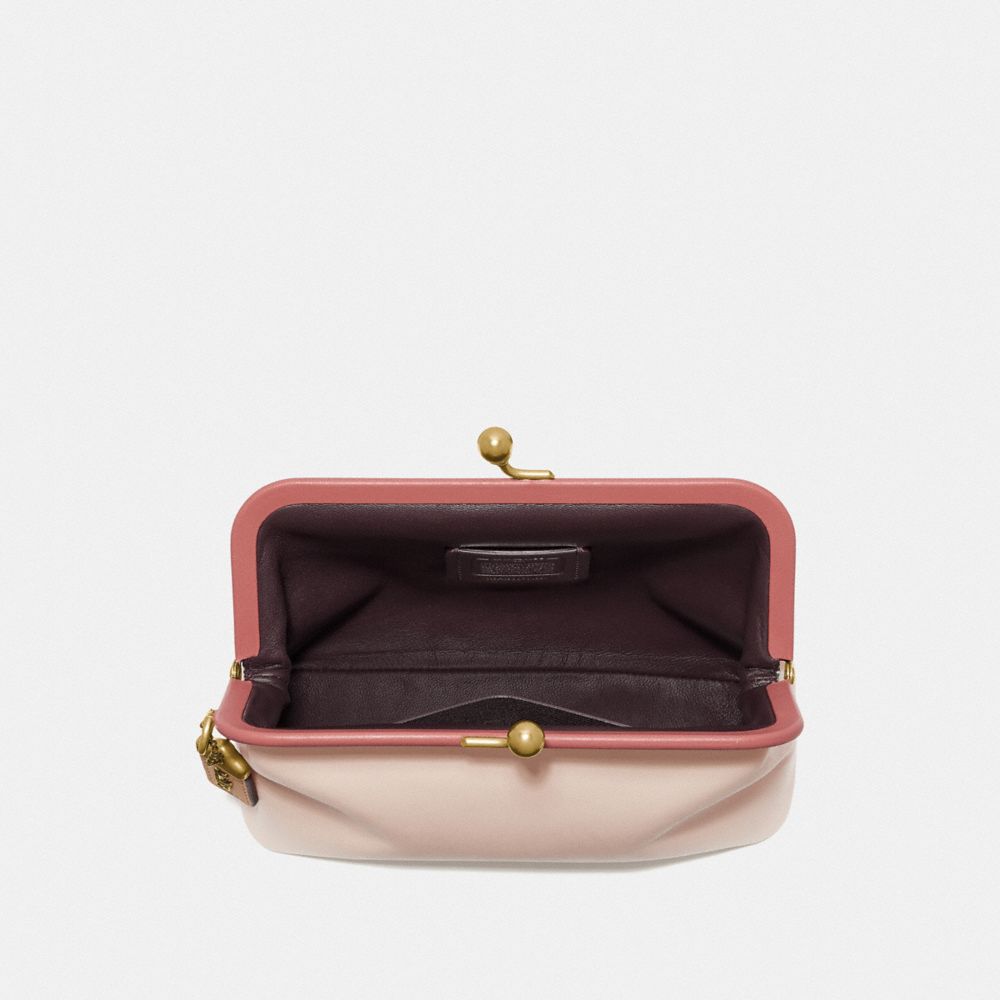 COACH® | Kisslock Clutch In Colorblock