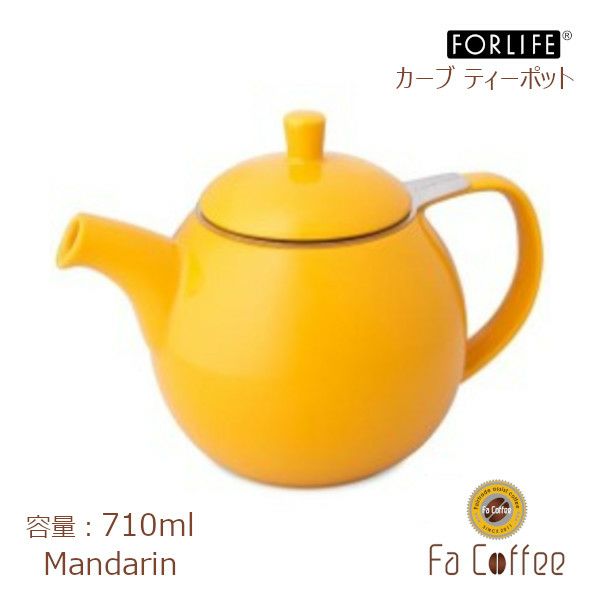 FOR LIFE ミニ スタンプ ティーポット マンダリン 509-Mnd