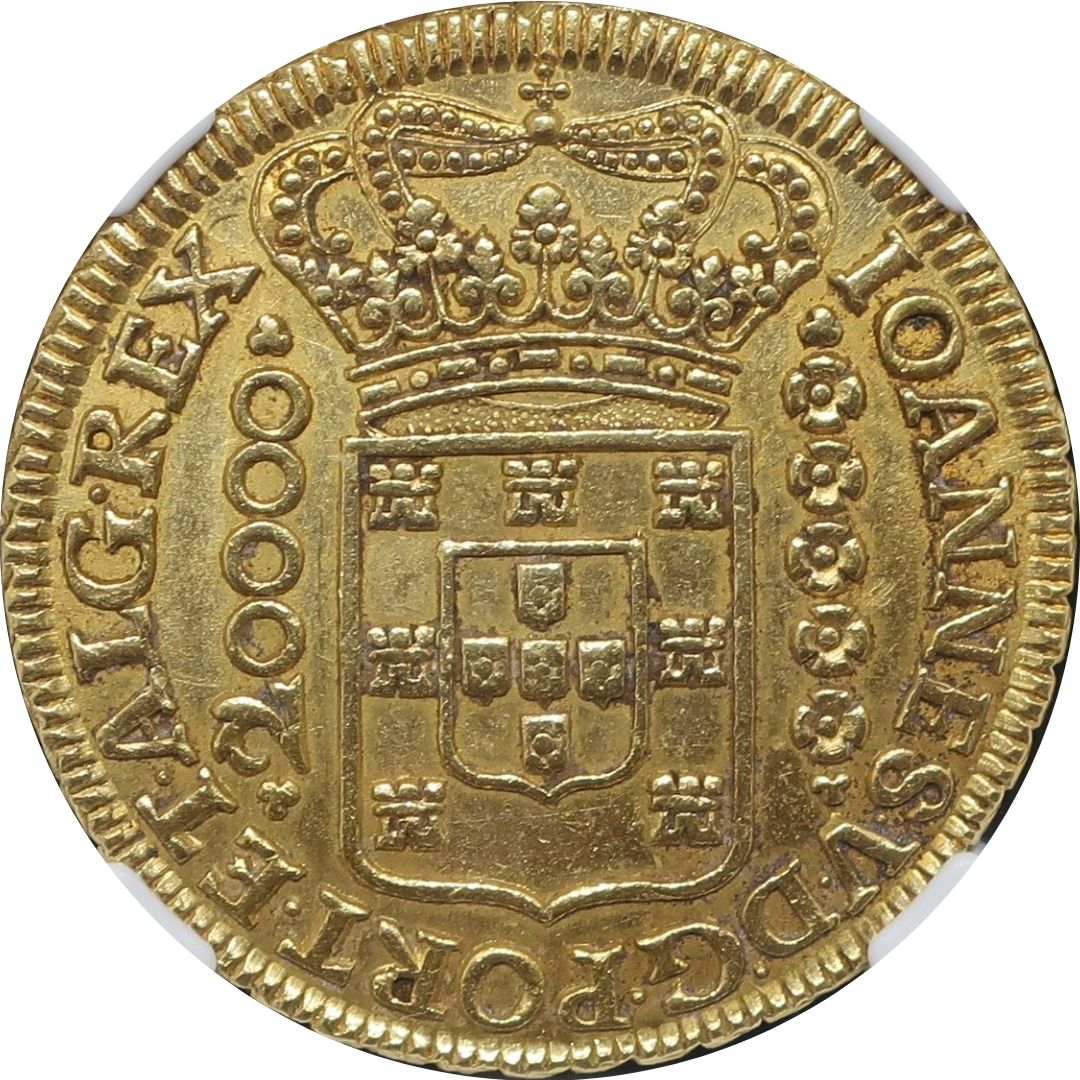 1726M ブラジル 20000レイス 超大型金貨 MS62 NGC – CoinBlessing