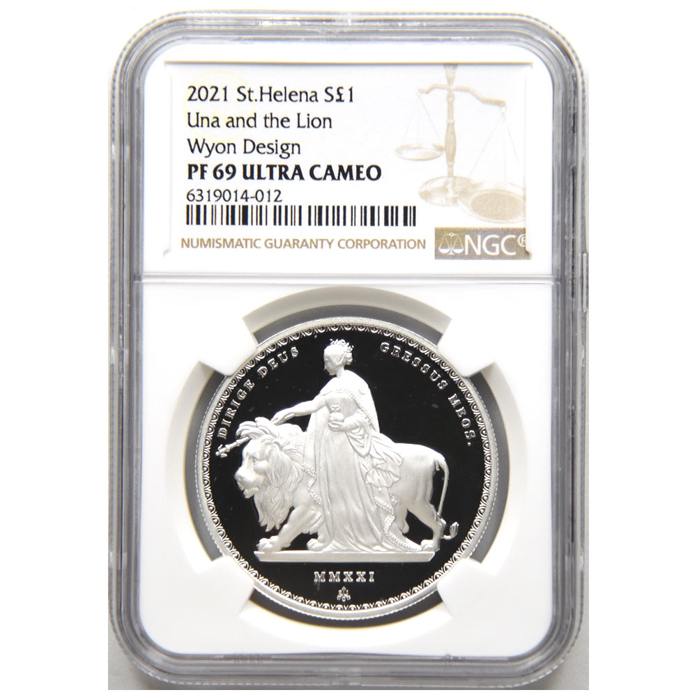 2021 ブリタニア ライオン 2ポンド プルーフ銀貨 NGC PF69UC 【公式通販】