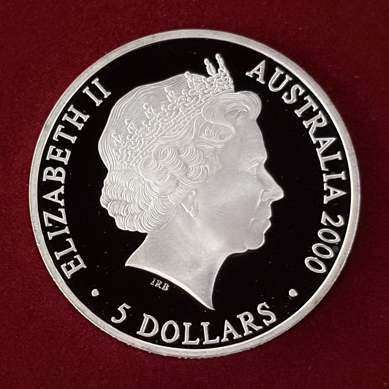 オーストラリア】シドニーオリンピック エミューとワトル 5ドル 銀貨