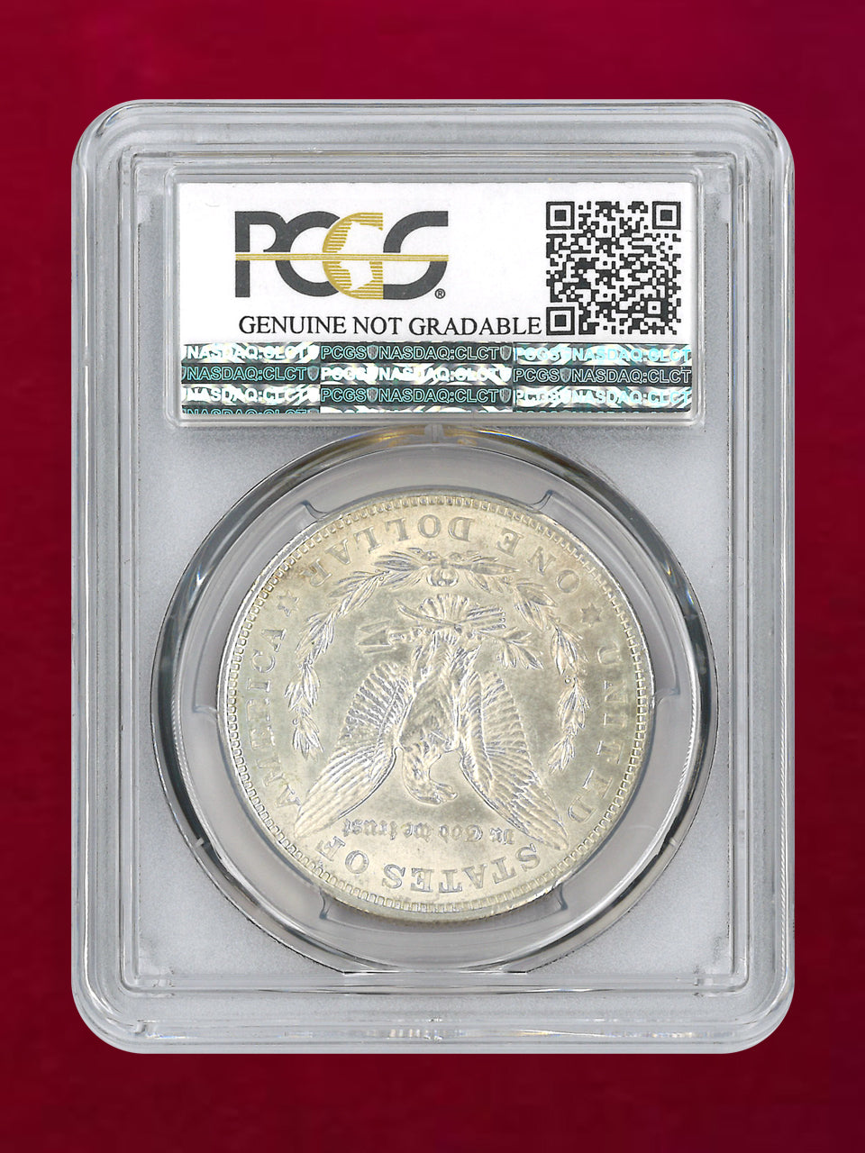 アメリカ】1ドル 銀貨 モルガンダラー 1921 PCGS Genuine Cleaned-UNC