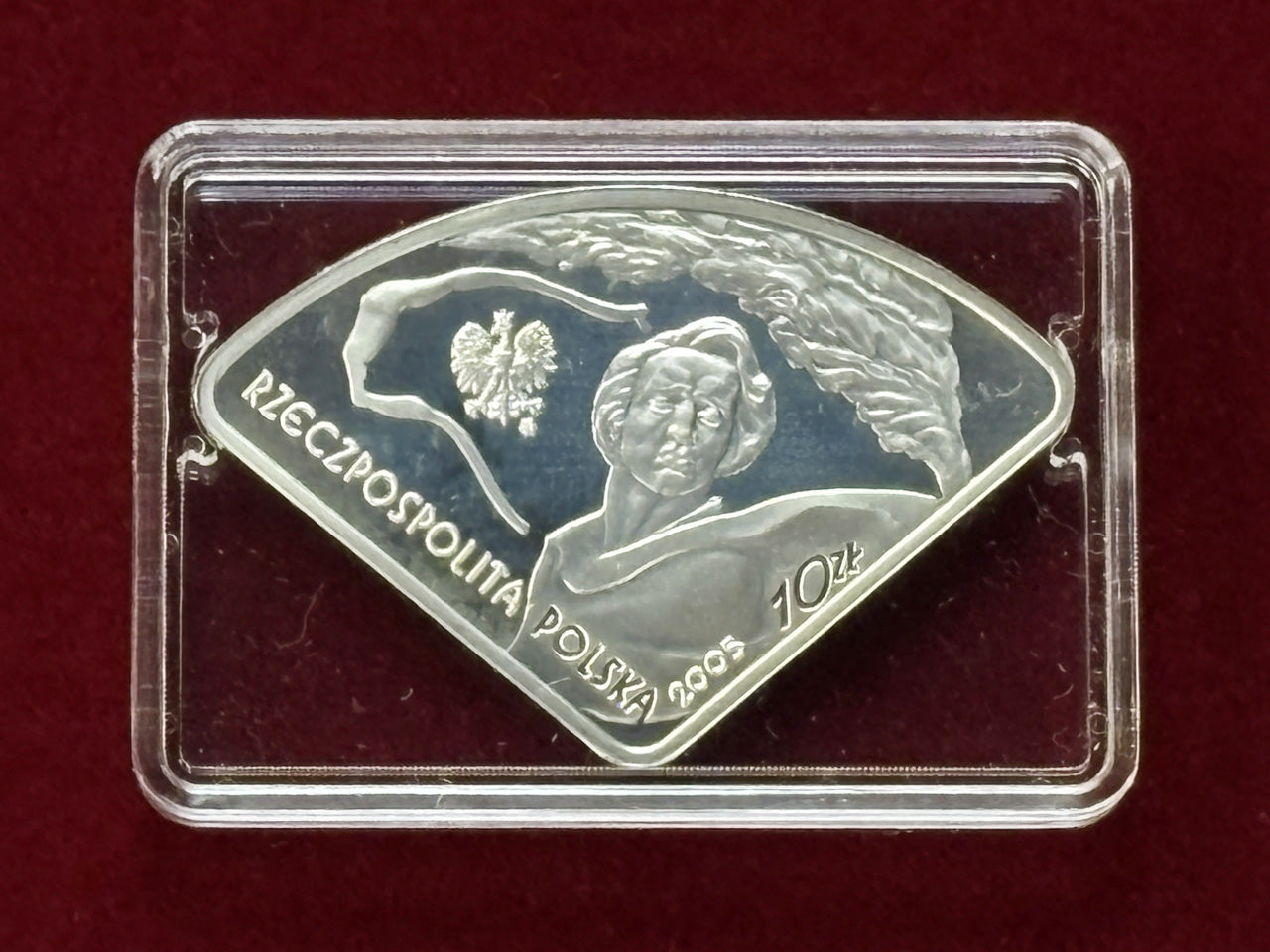 ポーランド】10ズウォティ 銀貨 プルーフ 2005［B-0000323