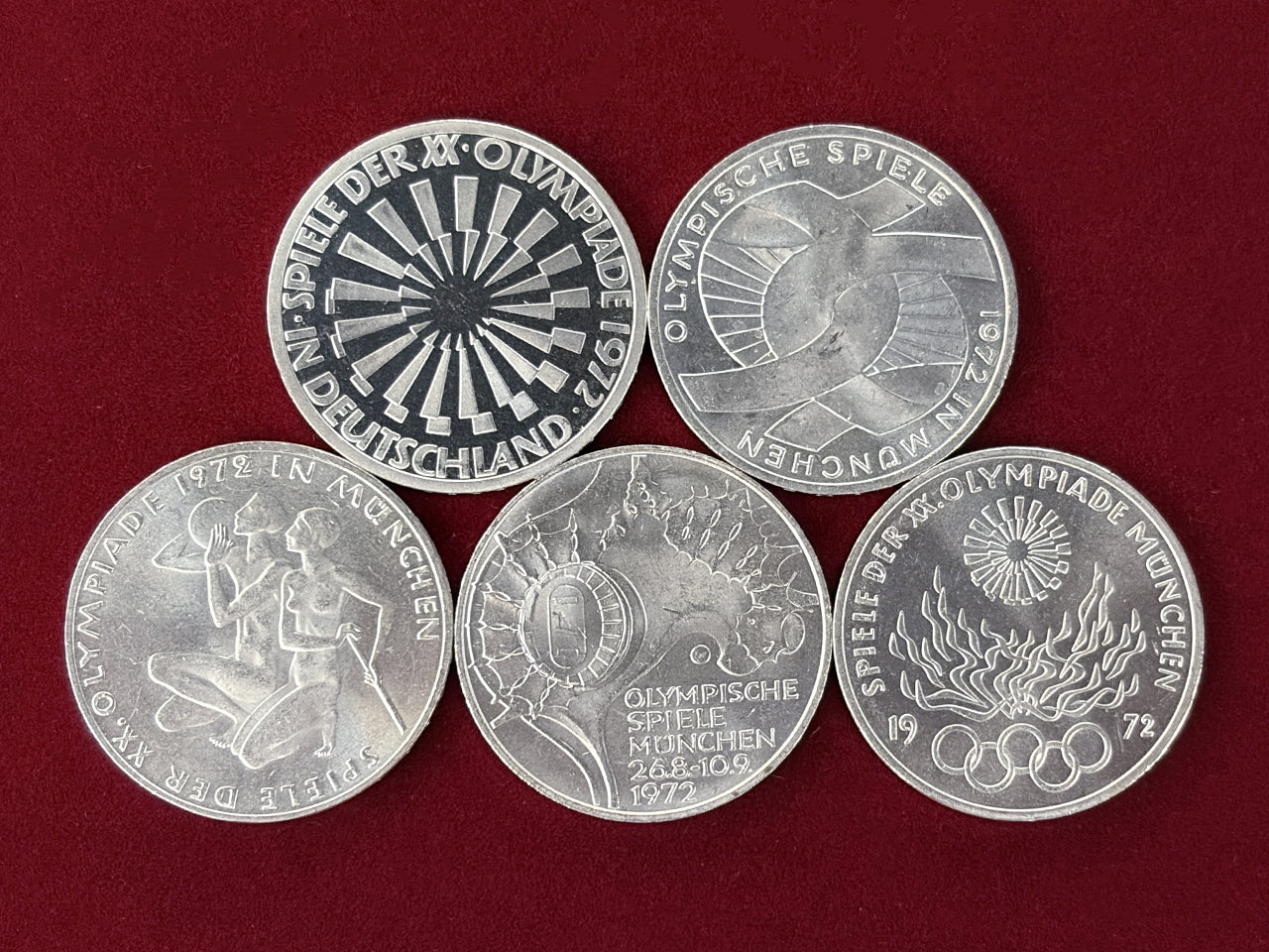 アメリカ合衆国 銀貨&白銅貨 ケネディ・コイン 5種セット HALF DOLLAR