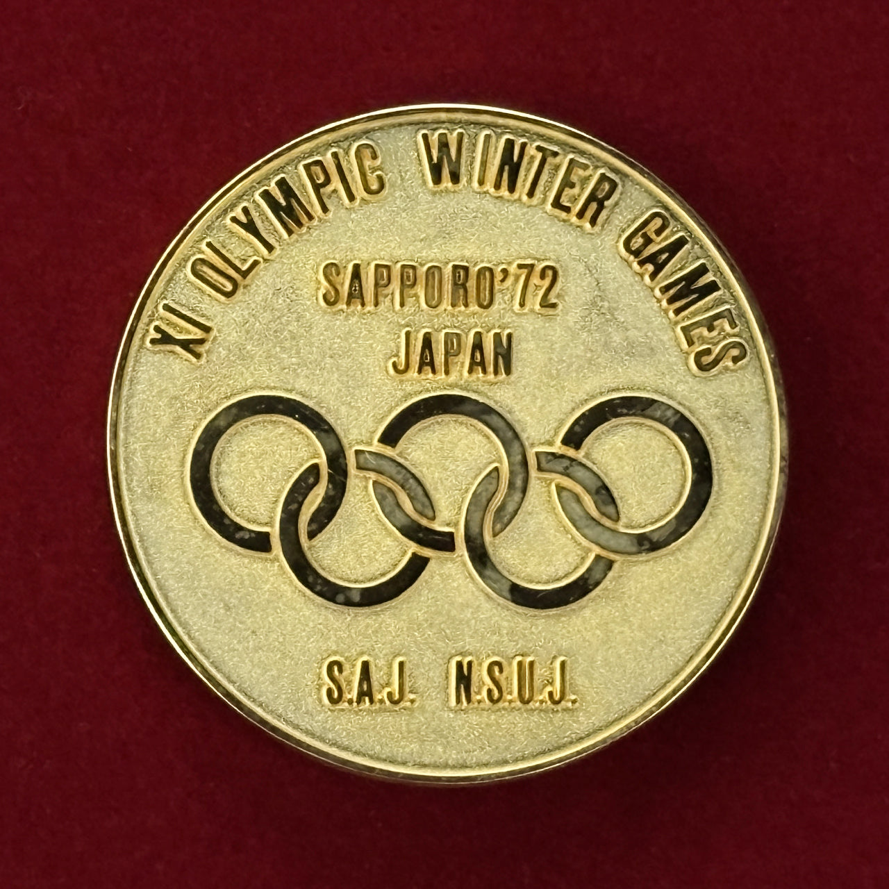 1972年札幌オリンピック冬季大会公式記念プラチナメダル