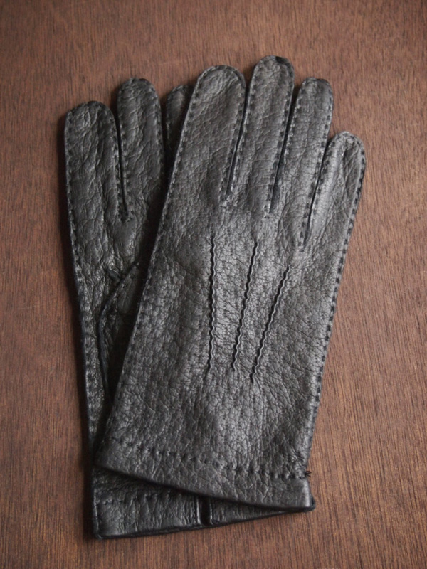 メローラ ペッカリー 黒 革手袋 グローブ MEROLA MEROLA - ペッカリー