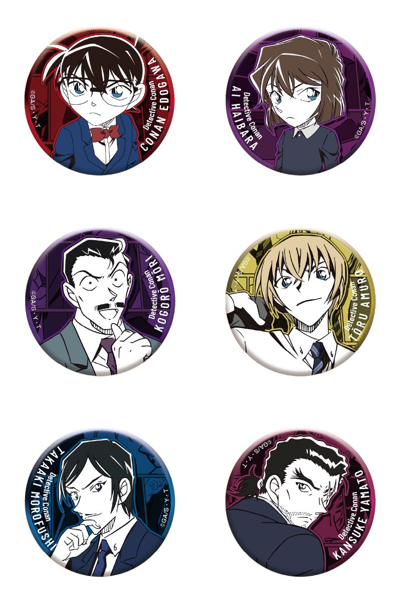 名探偵コナン 場面写TDスクエア缶バッジ コナンプラザ 隻眼の残像 諸伏