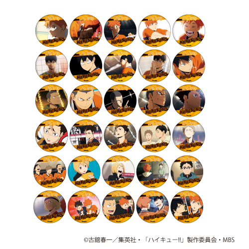 ハイキュー 名場面缶バッジ 烏野高校 日向 影山 菅原 月島 12種