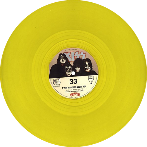 Kiss - I Was Made For Lovin' You, Colored Vinyl