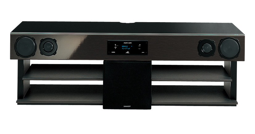 シャープ ＡＱＵＯＳ シアターラックシステム オーディオ シアターラックシステム「AQUOSオーディオ」＜AN－AR300＞を発売