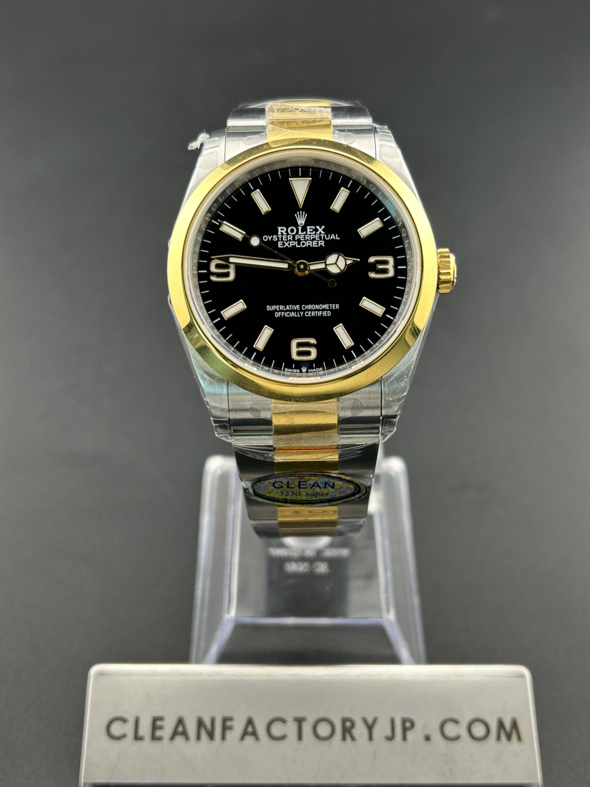 CLEANクリーン工場 ROLEXロレックス エクスプローラー1 124273コンビ