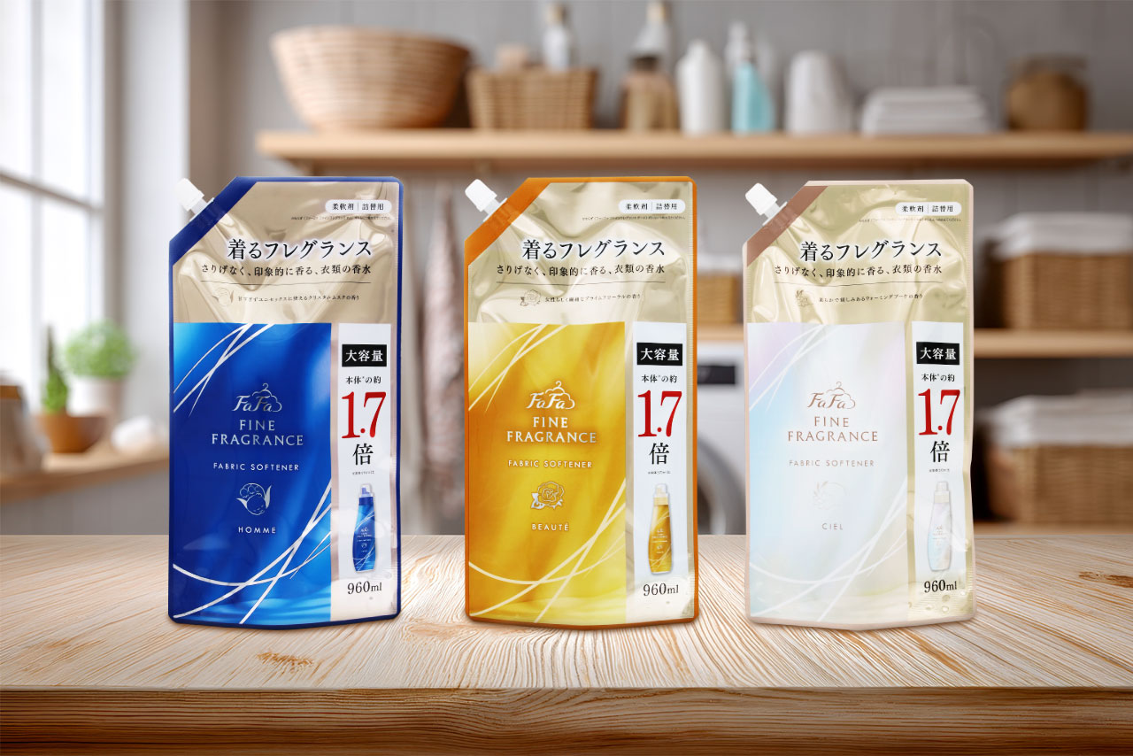 NID ファーファファインフレグランス柔軟剤 オム 大容量詰替