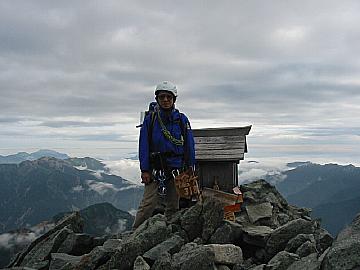 槍ヶ岳のラインストーン