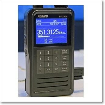 DJ-X100受信改造済みモデル『拡張裏コマンド＆デジタル秘話解析＆音声