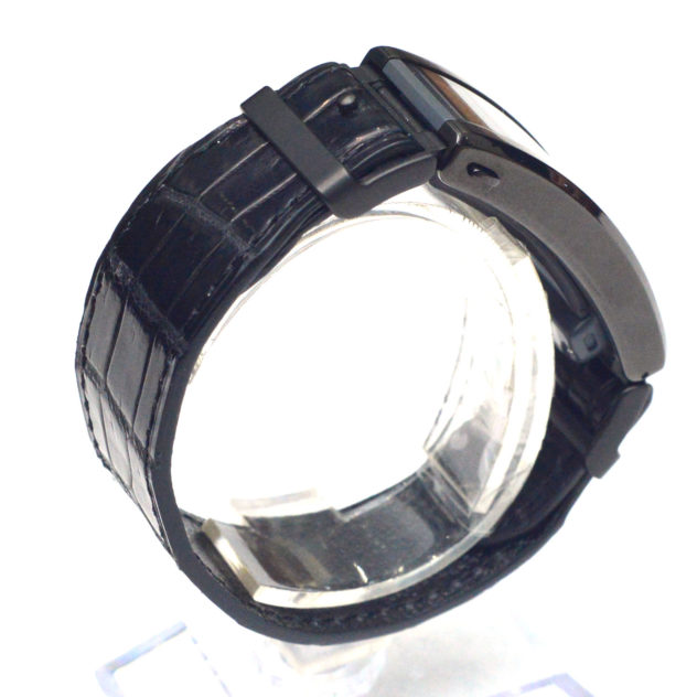 wena 3用 交換用時計ベルトオーダー｜シュリンクレザー ブラック