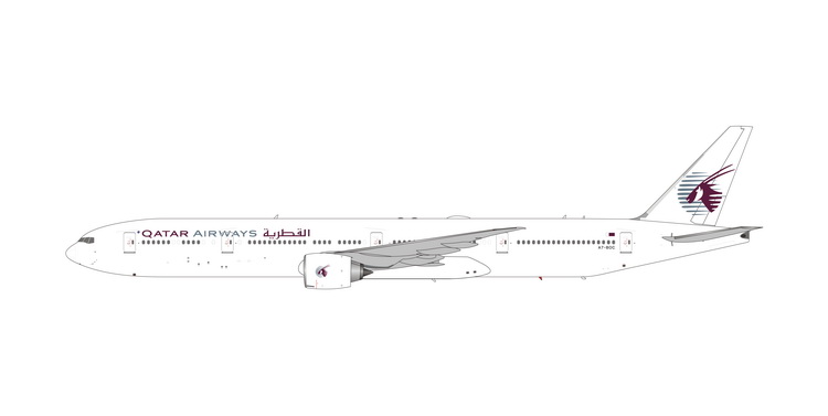 11748 Phoenix Qatar / カタール航空 B777-300ER A7-BOC 1:400 お