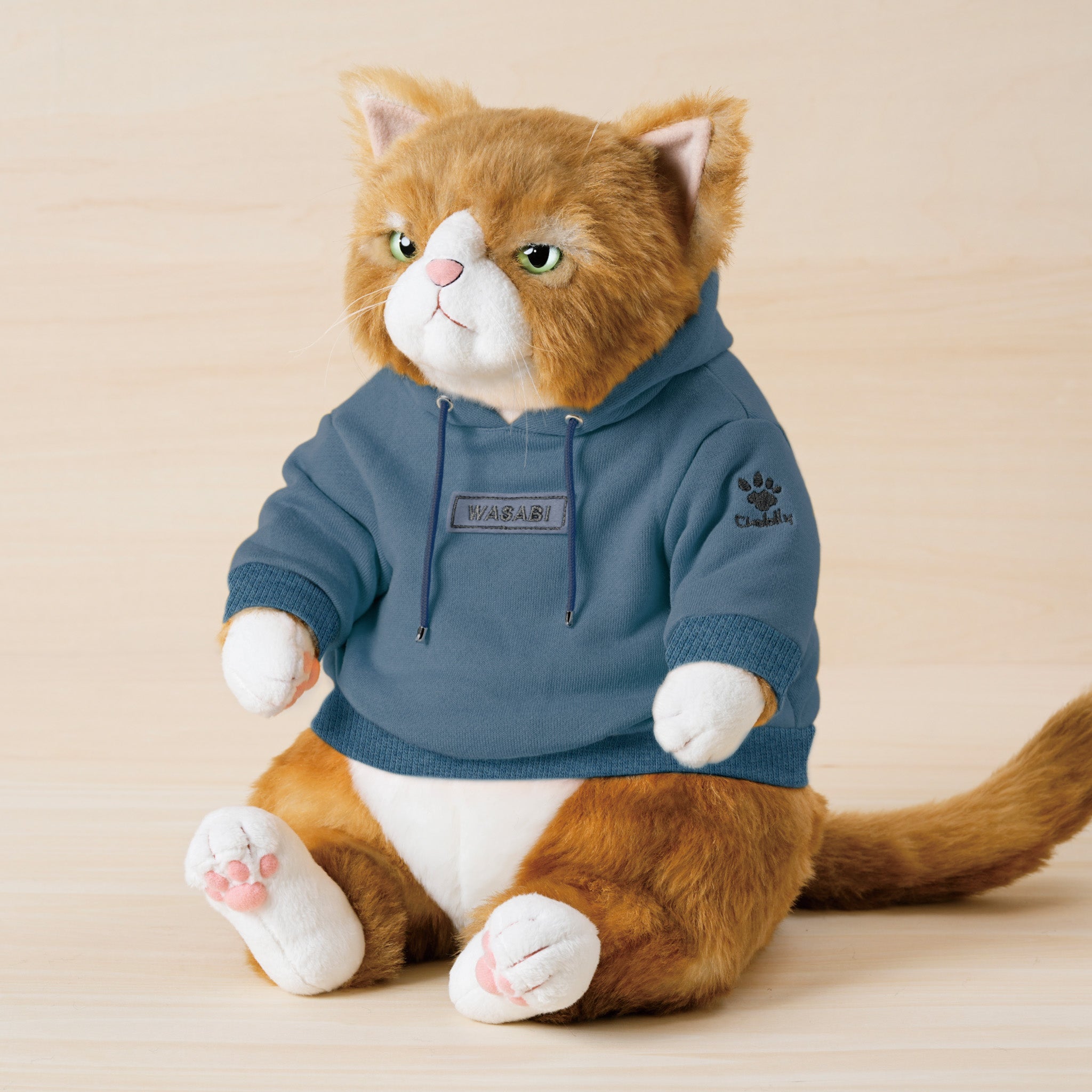 わさ美専用 名入ワッペン付きパーカー（ブルー） – Cuddly公式