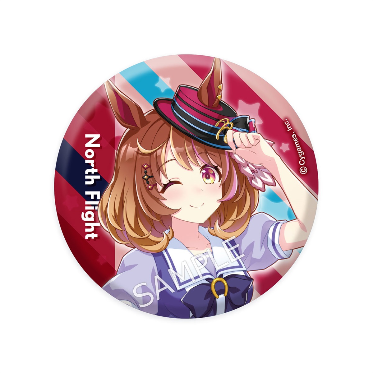 ウマ娘 ステイゴールド 公式缶バッジ 制服ver. ウマ娘6th EVENTグッズ