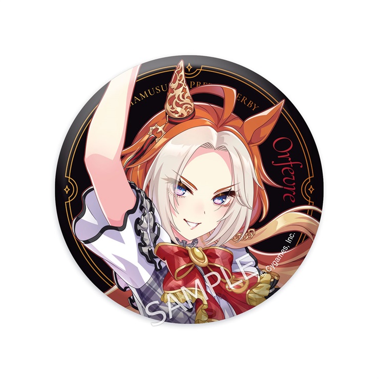 ウマ娘 オルフェーヴル 缶バッジ キャラバッジ セブンイレブン ウマ娘