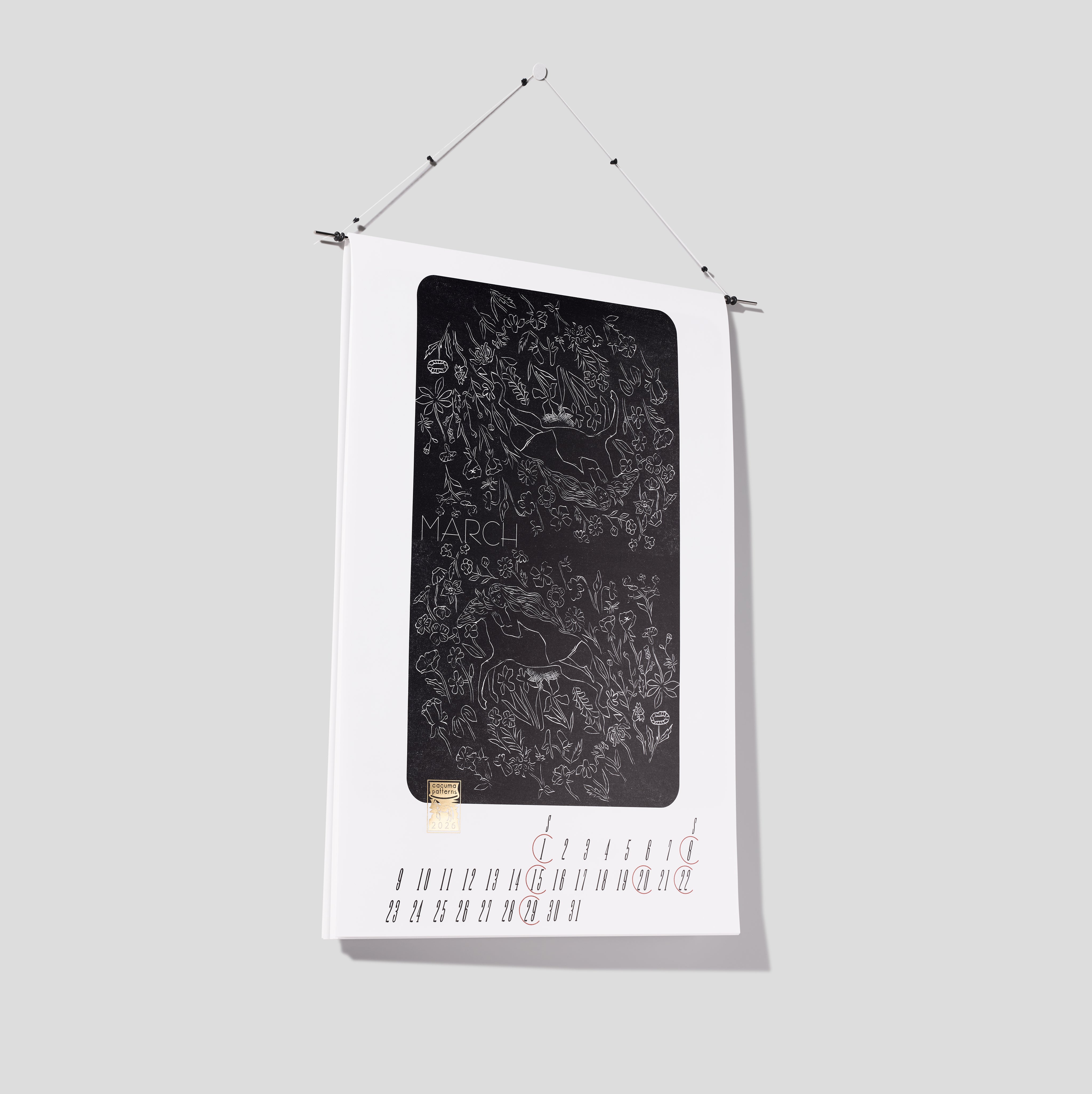 2026 Calendar CACUMA Patterns | D-BROS