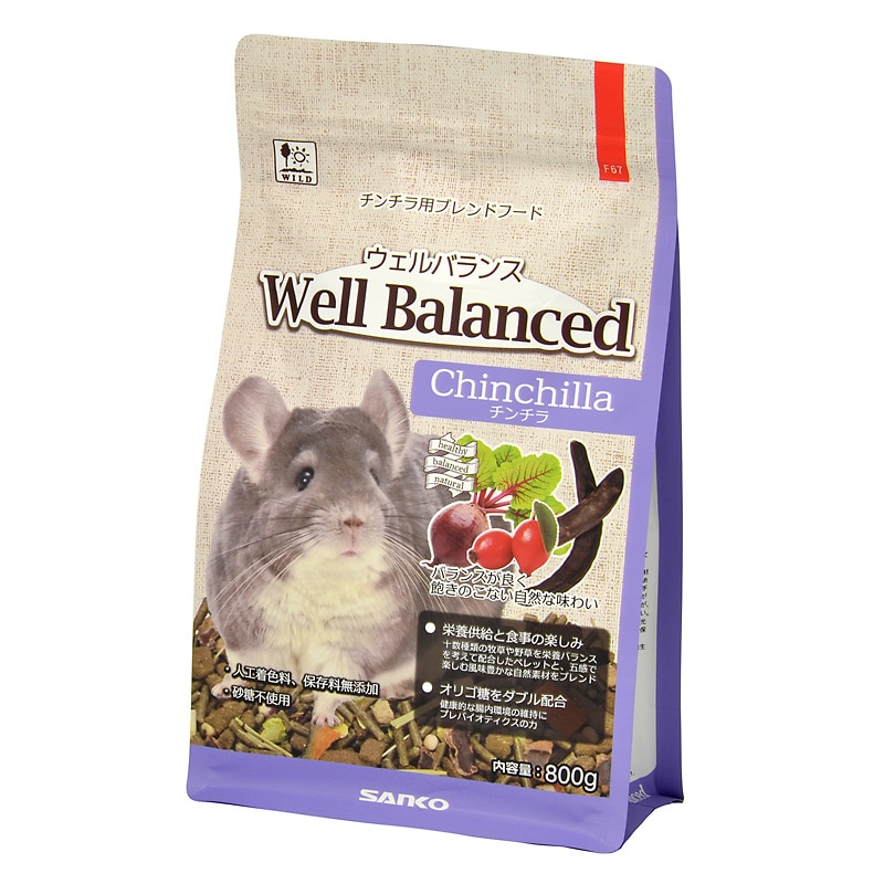ウェルバランス チンチラフード 800g｜郵便局のネットショップ