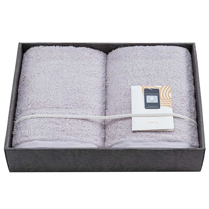 今治タオル sara-la「礼-rei-」バスタオル2枚 ギフトセット ピンク