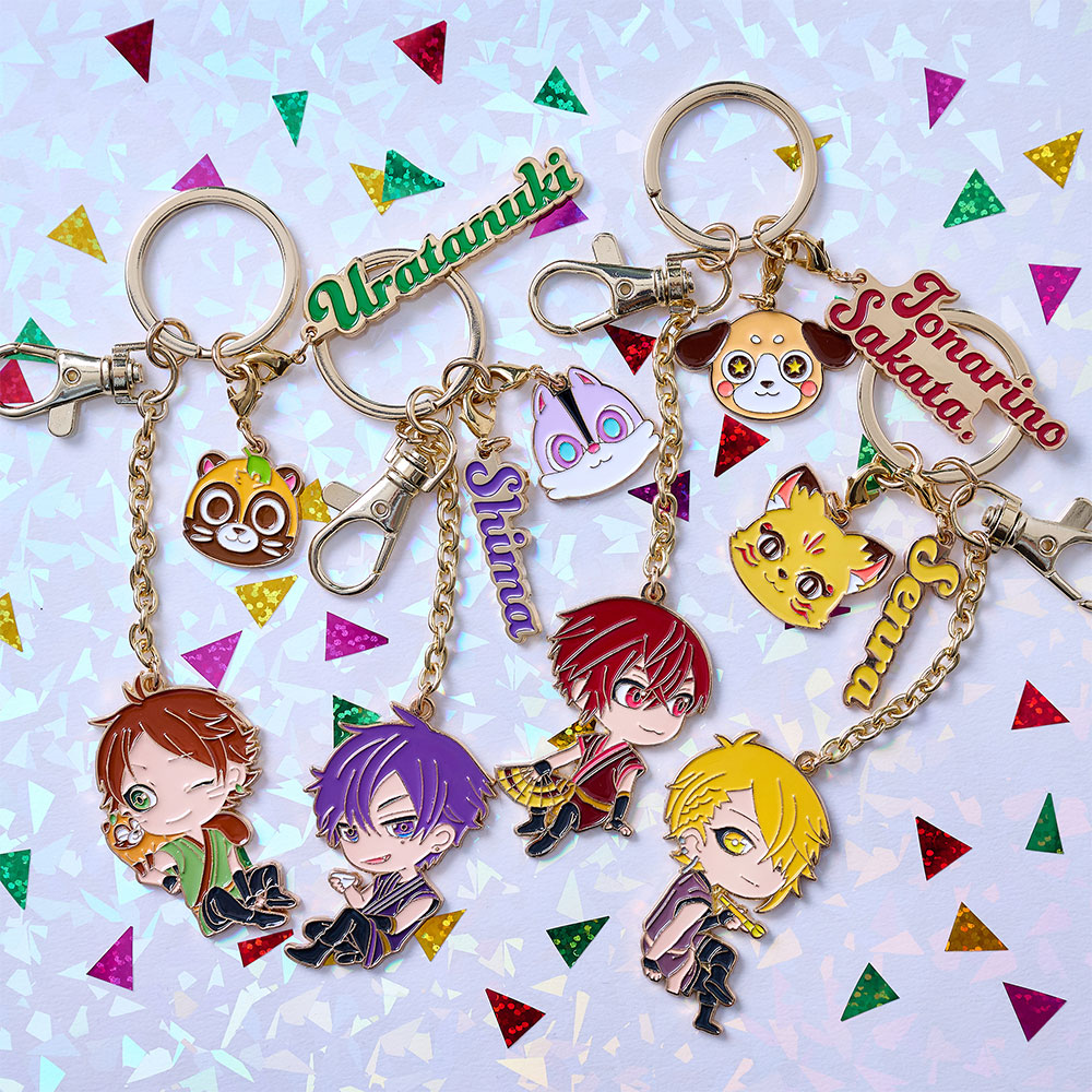 浦島坂田船 アクリルキーホルダー ラバーマスコット 浦島坂田船 10th