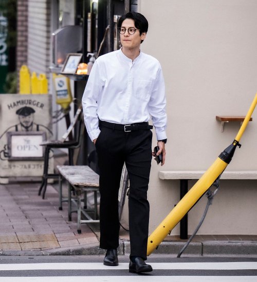 試着対象】ハタラクロ メンズ チノパンツ スラックス ストレッチ