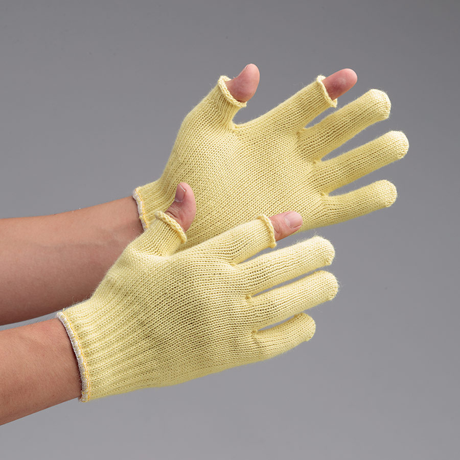 耐切創性手袋 ケブラー（R） MK－105（指きりタイプ