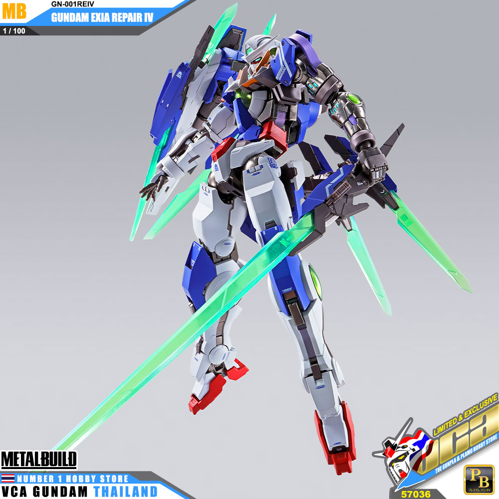 Bandai® Metal Build RE-001REIV GUNDAM EXIA REPAIR IV : Inspired by