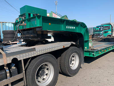 改タミヤトレーラー台車 重トレ16輪車 タミヤ1/14トラック用16輪