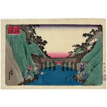 一寿斉芳員作東都名所御茶之水