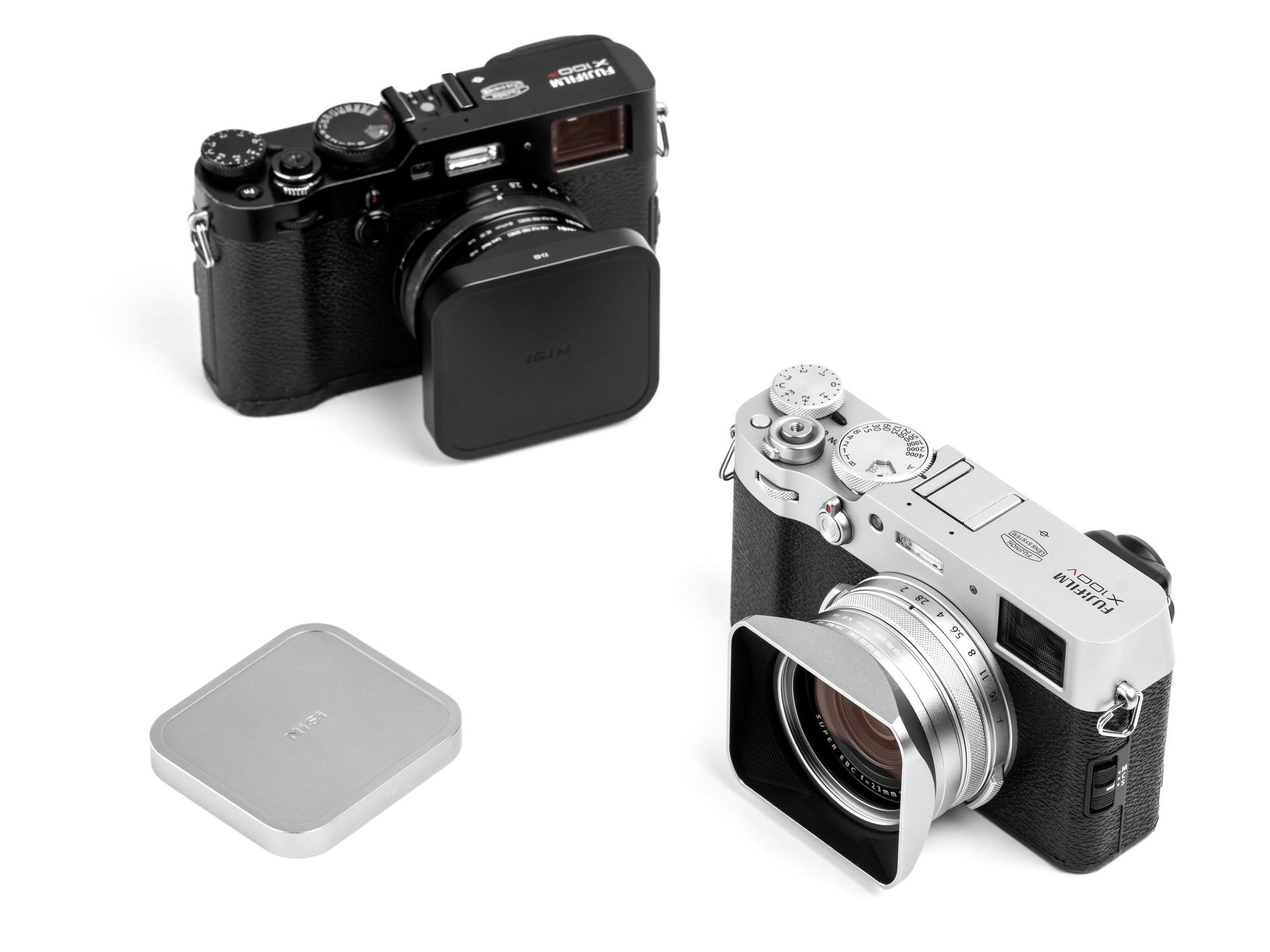 NiSi、FUJIFILM X100シリーズ専用の角型レンズフードキット - デジカメ