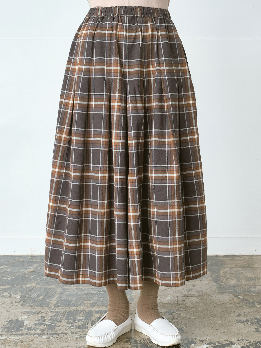 ガウチョパンツ 綿オックスチェック | パンツ9ブタケ | 【公式】D*g*y