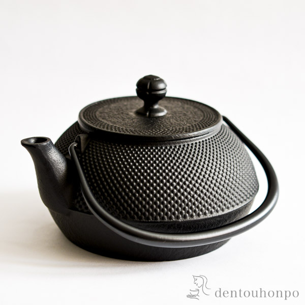 龍家製 鋳鉄製鉄瓶 ダークブラウン