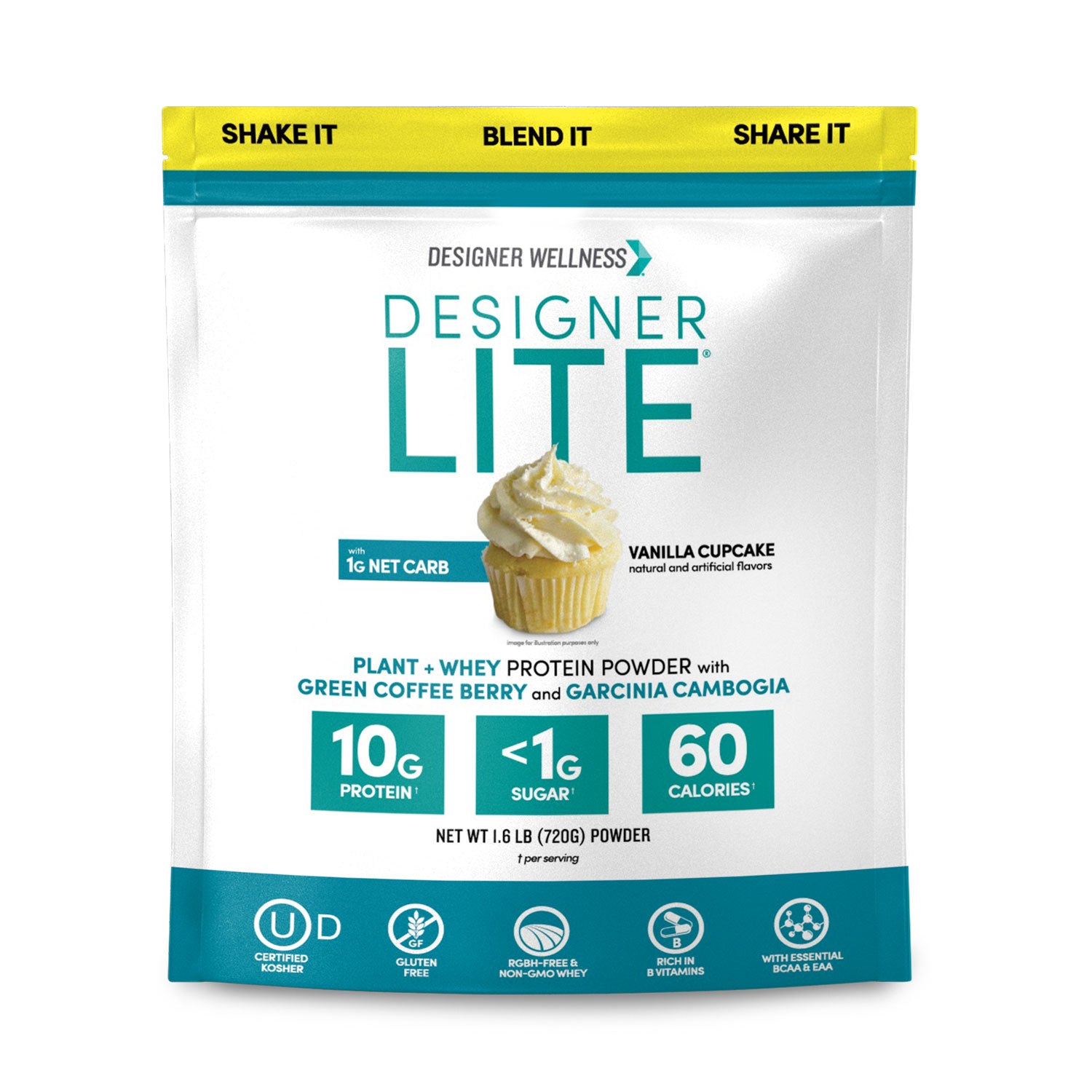 Designer Lite Vanilla Cupcake- 1.6 lb | Designer Protein