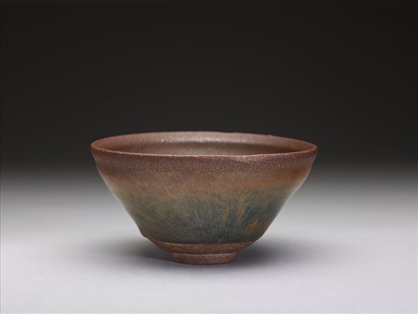 南宋建窯醬釉兔毫紋茶碗- 故宮