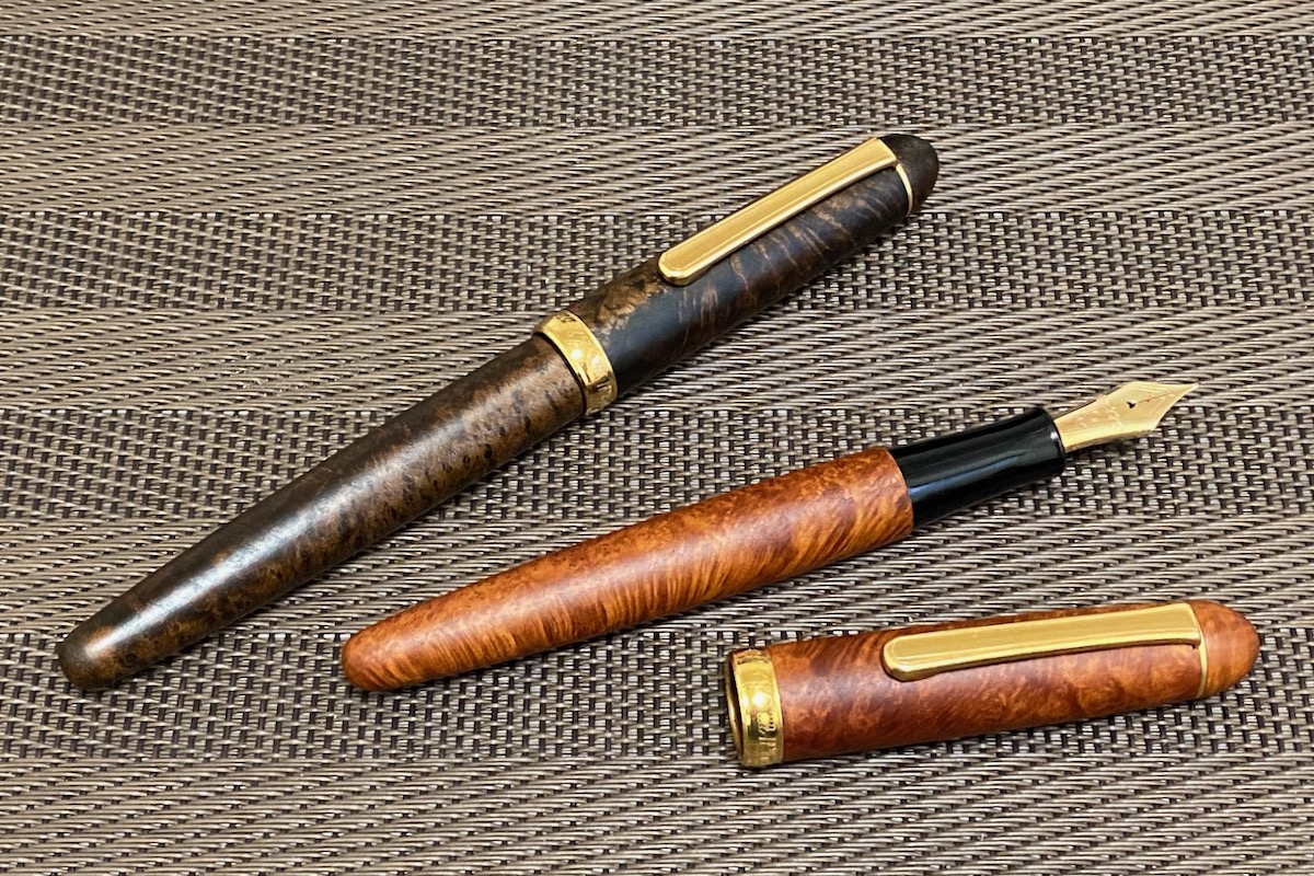 プラチナ万年筆 ブライヤー】素材の素晴らしさ・変化の楽しさを